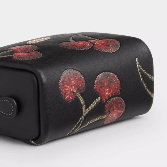 Coach Pouch Wristlet With Cherry Print NWT - Picture 4 of 8